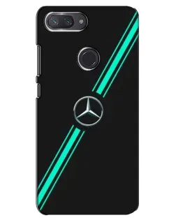 Чохол для Xiaomi Mi 8 Lite з картинкою «Спортивні лінії Mercedes»