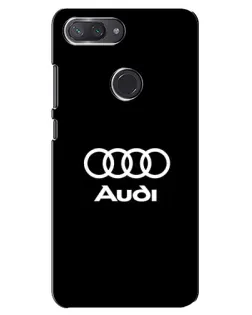 Чехол для Xiaomi Mi 8 Lite с картинкой «Классическое лого Audi»