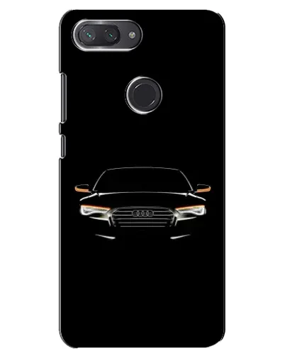 Чехол для Xiaomi Mi 8 Lite с картинкой «Audi — ночной контур»