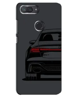 Чехол для Xiaomi Mi 8 Lite с картинкой «Задняя часть Audi — арт»