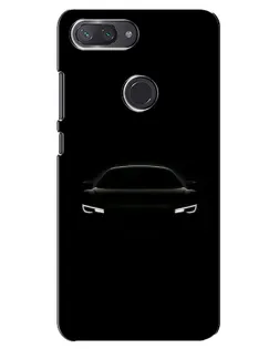 Чехол для Xiaomi Mi 8 Lite с картинкой «Взгляд Audi в темноте»