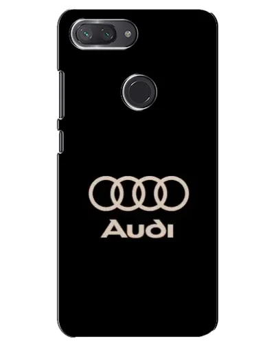 Чехол для Xiaomi Mi 8 Lite с картинкой «Audi — золотой логотип»