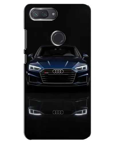 Чехол для Xiaomi Mi 8 Lite с картинкой «Audi — ночное отражение»