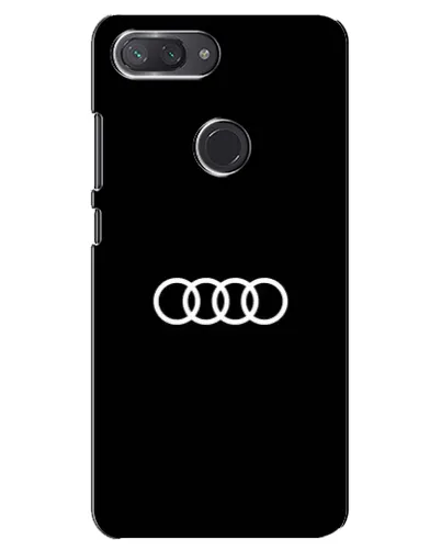 Чехол для Xiaomi Mi 8 Lite с картинкой «Audi White Logo»
