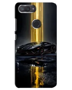 Чехол для Xiaomi Mi 8 Lite с картинкой «Ночной Lamborghini драйв»