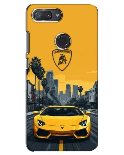 Чехол для Xiaomi Mi 8 Lite с картинкой «Желтый Lamborghini город» Чехол для Xiaomi Mi 8 Lite с картинкой «Желтый Lamborghini город»