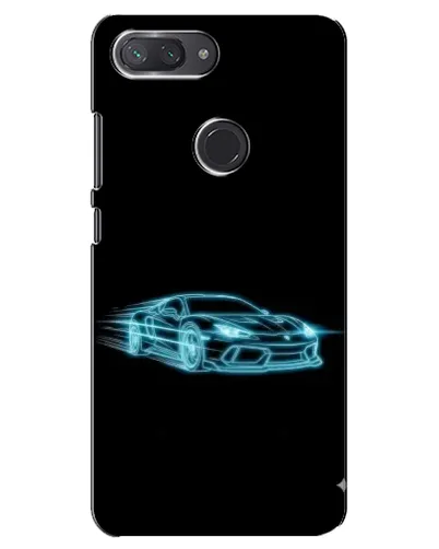 Чехол для Xiaomi Mi 8 Lite с картинкой «Неоновый контур Lamborghini» Чехол для Xiaomi Mi 8 Lite с картинкой «Неоновый контур Lamborghini»