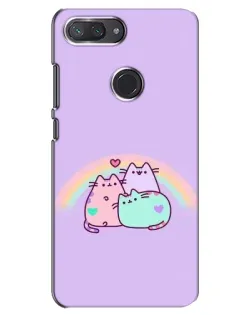 Чохол для Xiaomi Mi 8 Lite з картинкою «Веселкові Пушини»