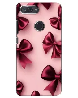 Чохол для Xiaomi Mi 8 Lite з картинкою «Бордовий атлас»