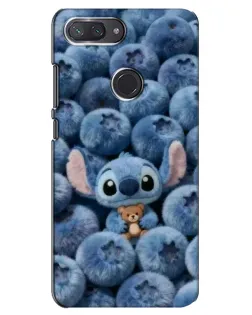 Чехол для Xiaomi Mi 8 Lite с картинкой «Стич и голубика»