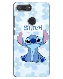 Чехол для Xiaomi Mi 8 Lite с картинкой «Stitch среди цветов»