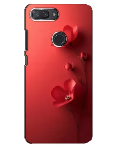 Чехол для Xiaomi Mi 8 Lite с картинкой «Маковые соцветия»