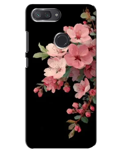 Чехол для Xiaomi Mi 8 Lite с картинкой «Розовая ветка сакуры»