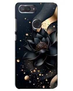 Чехол для Xiaomi Mi 8 Lite с картинкой «Черный лотос» Чехол для Xiaomi Mi 8 Lite с картинкой «Черный лотос»