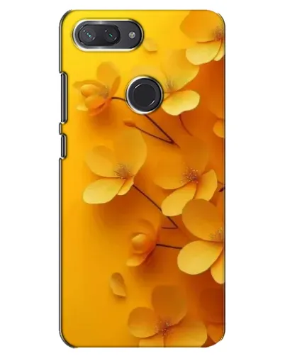 Чехол для Xiaomi Mi 8 Lite с картинкой «Золотые лепестки»
