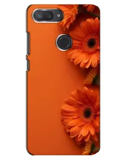 Чехол для Xiaomi Mi 8 Lite с картинкой «Оранжевые герберы» Чехол для Xiaomi Mi 8 Lite с картинкой «Оранжевые герберы»