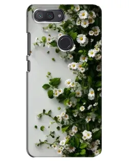 Чехол для Xiaomi Mi 8 Lite с картинкой «Ветка мелких белых цветов» Чехол для Xiaomi Mi 8 Lite с картинкой «Ветка мелких белых цветов»