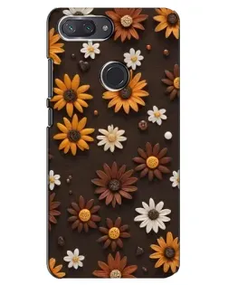 Чехол для Xiaomi Mi 8 Lite с картинкой «Узор из маленьких подсолнухов» Чехол для Xiaomi Mi 8 Lite с картинкой «Узор из маленьких подсолнухов»