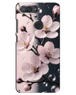 Чехол для Xiaomi Mi 8 Lite с картинкой «Нежная сакура и капли» Чехол для Xiaomi Mi 8 Lite с картинкой «Нежная сакура и капли»