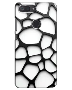 Чохол для Xiaomi Mi 8 Lite з картинкою «Біла об'ємна сітка» Чохол для Xiaomi Mi 8 Lite з картинкою «Біла об'ємна сітка»