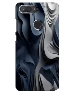 Чохол для Xiaomi Mi 8 Lite з картинкою «Об'ємні сині складки» Чохол для Xiaomi Mi 8 Lite з картинкою «Об'ємні сині складки»