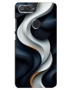 Чохол для Xiaomi Mi 8 Lite з картинкою «Об'ємні чорно-білі стрічки» Чохол для Xiaomi Mi 8 Lite з картинкою «Об'ємні чорно-білі стрічки»