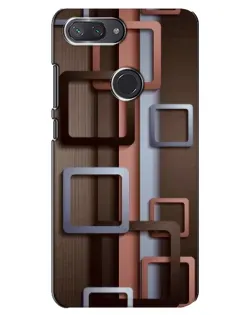 Чохол для Xiaomi Mi 8 Lite з картинкою «Коричневі об'ємні квадрати» Чохол для Xiaomi Mi 8 Lite з картинкою «Коричневі об'ємні квадрати»