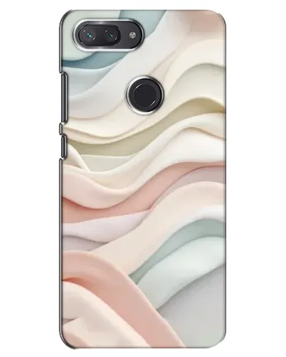 Чохол для Xiaomi Mi 8 Lite з картинкою «Пастельні ніжні хвилі»