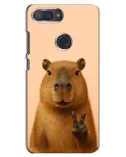 Чехол для Xiaomi Mi 8 Lite с картинкой «Капибара виктория» Чехол для Xiaomi Mi 8 Lite с картинкой «Капибара виктория»