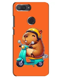Чехол для Xiaomi Mi 8 Lite с картинкой «Капибара на скутере» Чехол для Xiaomi Mi 8 Lite с картинкой «Капибара на скутере»