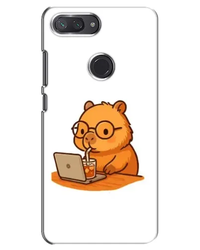 Чохол для Xiaomi Mi 8 Lite з картинкою «Капібара з ноутбуком» Чохол для Xiaomi Mi 8 Lite з картинкою «Капібара з ноутбуком»