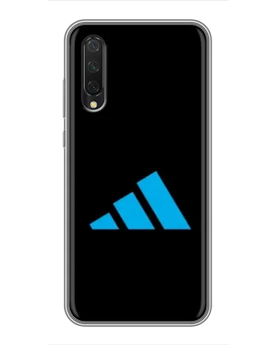 Чехол для Xiaomi Mi 9 Lite с картинкой «Adidas Cyan Logo»