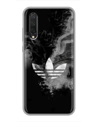 Чехол для Xiaomi Mi 9 Lite с картинкой «Абстрактный дым Adidas»