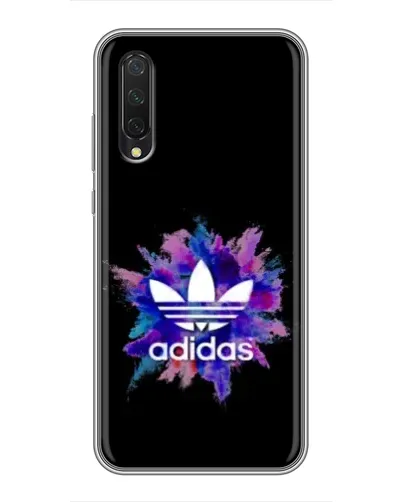 Чехол для Xiaomi Mi 9 Lite с картинкой «Взрыв красок Adidas»