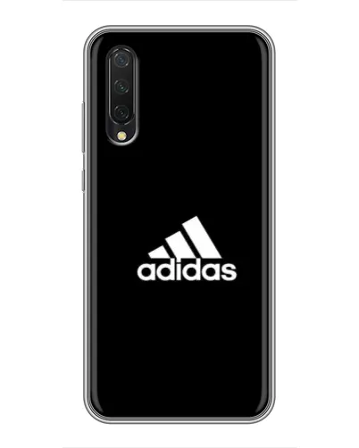 Чехол для Xiaomi Mi 9 Lite с картинкой «Черная классика Adidas»