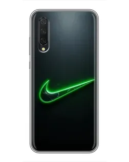 Чохол для Xiaomi Mi 9 Lite з картинкою «Неоновий контур Nike»