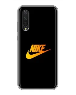 Чехол для Xiaomi Mi 9 Lite с картинкой «Золотой логотип Nike»
