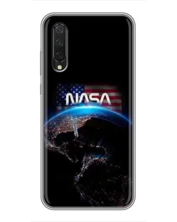 Чехол для Xiaomi Mi 9 Lite с картинкой «Земля из космоса NASA»