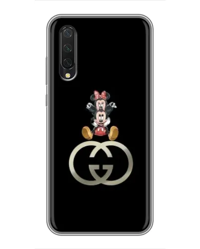Чехол для Xiaomi Mi 9 Lite с картинкой «Минни Маус на лого»