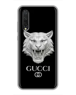 Чехол для Xiaomi Mi 9 Lite с картинкой «Gucci — серебряный лев» Чехол для Xiaomi Mi 9 Lite с картинкой «Gucci — серебряный лев»