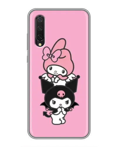 Чехол для Xiaomi Mi 9 Lite с картинкой «My Melody и Kuromi» Чехол для Xiaomi Mi 9 Lite с картинкой «My Melody и Kuromi»