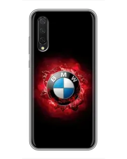 Чехол для Xiaomi Mi 9 Lite с картинкой «Логотип BMW — вспышка»