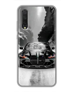 Чохол для Xiaomi Mi 9 Lite з картинкою «BMW — акварельний дрифт»