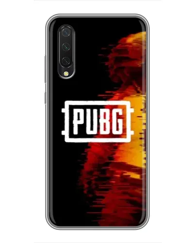 Чехол для Xiaomi Mi 9 Lite с картинкой «Яркий логотип PUBG»