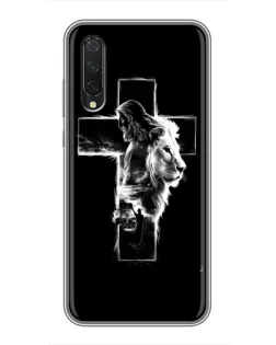 Чехол для Xiaomi Mi 9 Lite с картинкой «Сияющий крест Jesus»