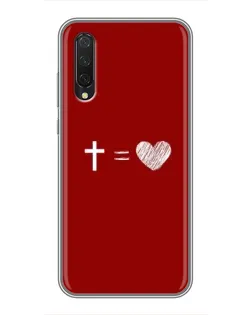 Чехол для Xiaomi Mi 9 Lite с картинкой «Уравнение любви»