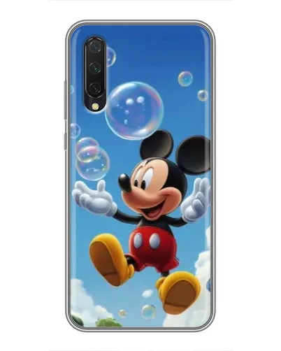Чехол для Xiaomi Mi 9 Lite с картинкой «Mickey и мыльные пузыри»