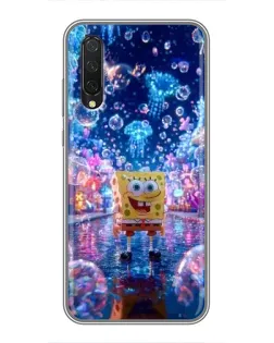 Чехол для Xiaomi Mi 9 Lite с картинкой «Неоновый океан»