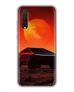 Чохол для Xiaomi Mi 9 Lite з картинкою «Cybertruck на Марсі»