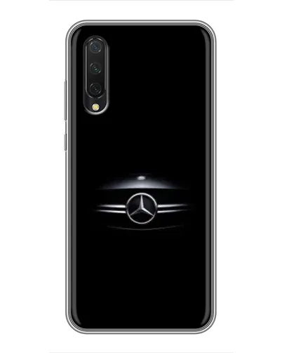 Чехол для Xiaomi Mi 9 Lite с картинкой «Mercedes — абстрактные линии»